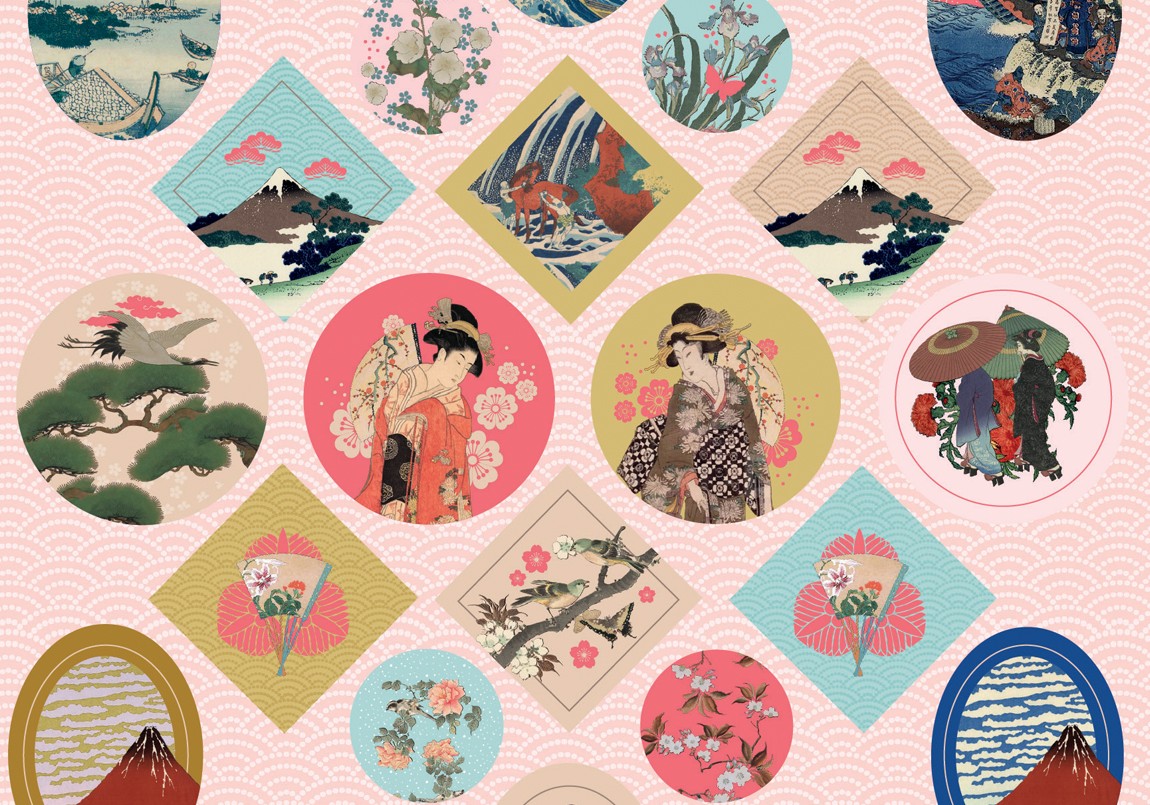 Εμπνευσμένο από τα αριστουργήματα των Ιαπωνικών Εκτυπώσεων Καταπληκτικά αυτοκόλλητα που εμπνέονται ελεύθερα από τις ιαπωνικές εκτυπώσεις, για να δώσουν μια μοναδική αφή στα αντικείμενα και στα χαρτικά. Katsushika Hokusai, Utagawa Hiroshige, Utagawa Kuniyoshi, Kitagawa Utamaro, Suzuki Harunobu, Utagawa Toyokuni.