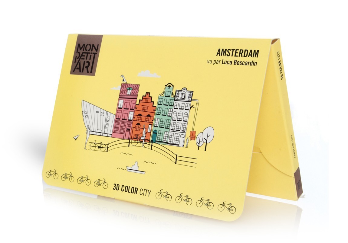 MonPetitArt C3CBOS1 Ζωγραφίστε τα αξιοθέατα του Άμστερνταμ