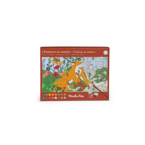 Ζωγραφικη με Αριθμούς (3 θεματα)- Κήπος 712610 Moulin Roty