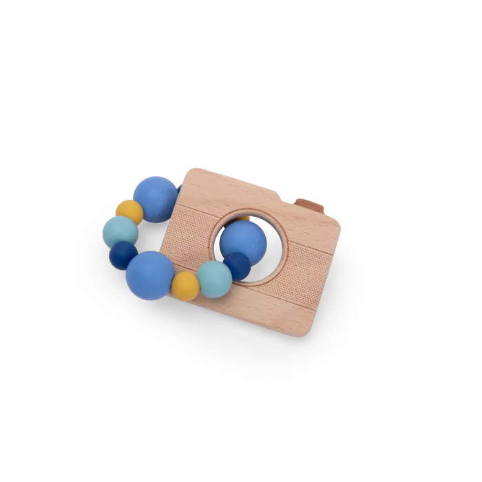 Κουδουνίστρα Οδοντοφυίας Ξύλο-Σιλικόνη 684051 Moulin Roty - Image 2