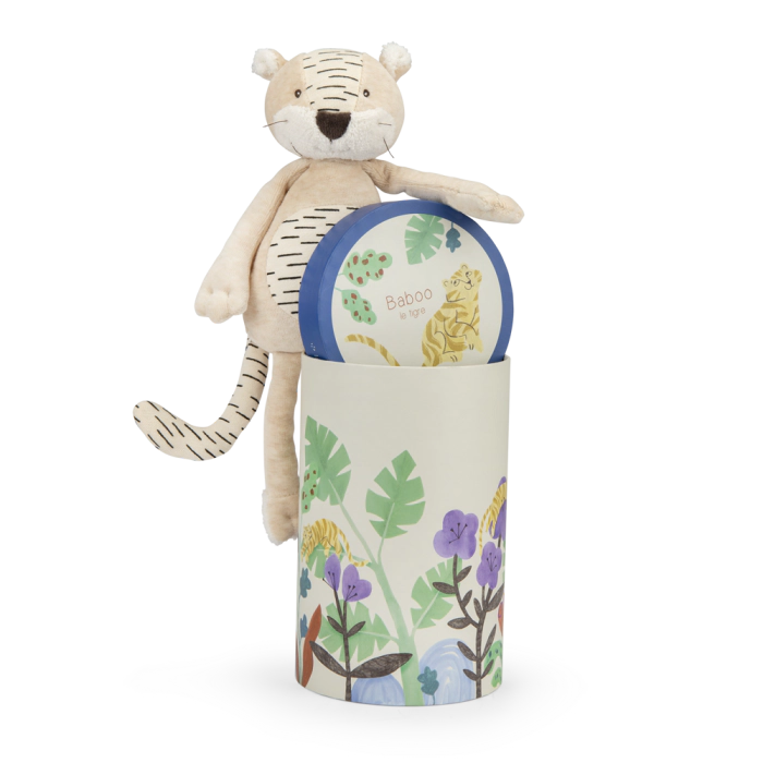 Τίγρης 34εκ με οβάλ κουτί 688020 Moulin Roty