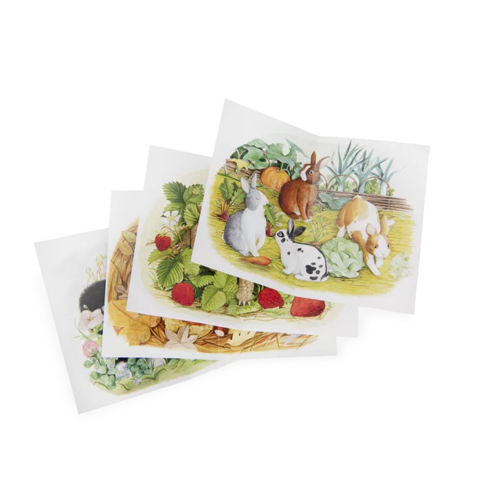 4 Μίνι Παζλ 4 επί 12 τμχ 712449 Moulin Roty