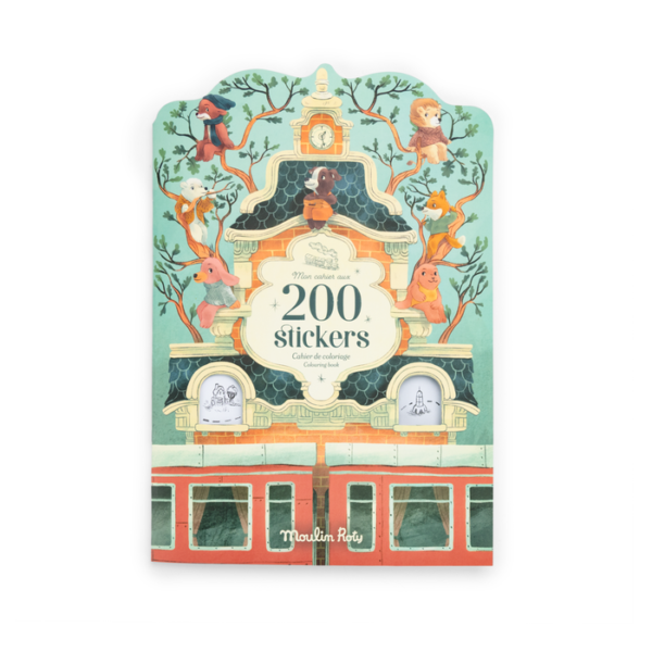 Άλμπουμ Ζωγραφικης με 200 Στίκερ 11-690185 Moulin Roty