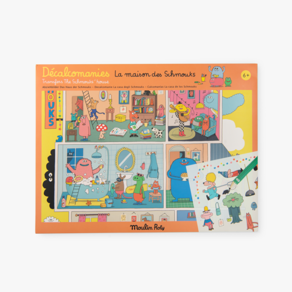 Μεγάλο Σετ Χαλκομανίας Σμουκς 11-716618 Moulin Roty
