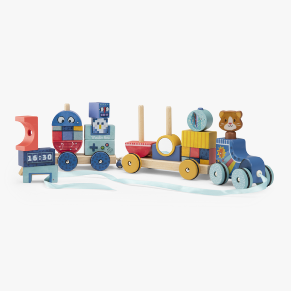 Τρενάκι Ξύλινο Δραστηριοτήτων 11-684372 Moulin Roty